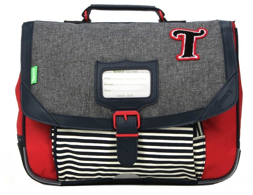 Tann's Cartable Teddy chiné 35 cm