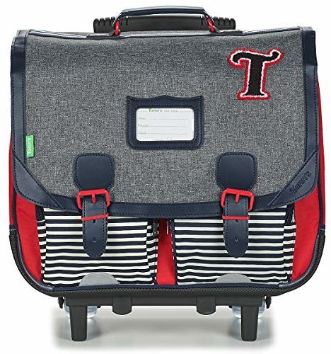 Tann's Cartable trolley Teddy chiné 41 cm