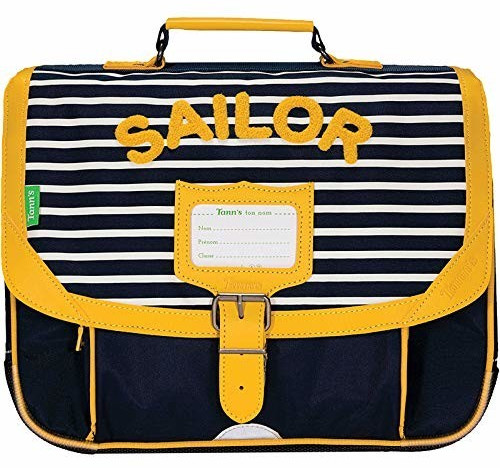 Tann's Cartable Sacha bleu 35 cm