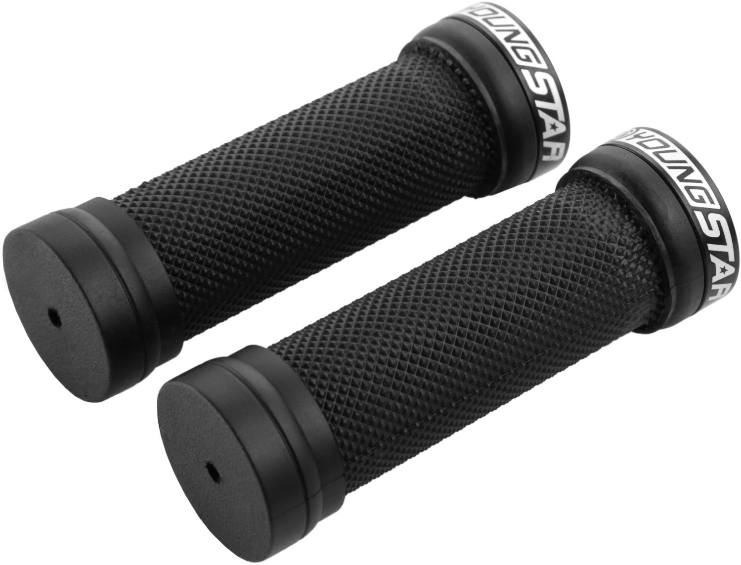 Reverse Youngstar Single Lock-On Grips Ø28mm 98mm Kids black/black