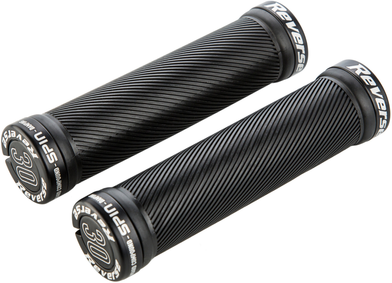 Reverse Spin Lock On Grips Ø30mm 135mm black/black