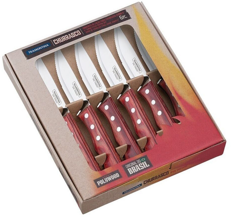 Tramontina Churrasco Jumbo Steak Knife Set 6 pcs (29899-164)