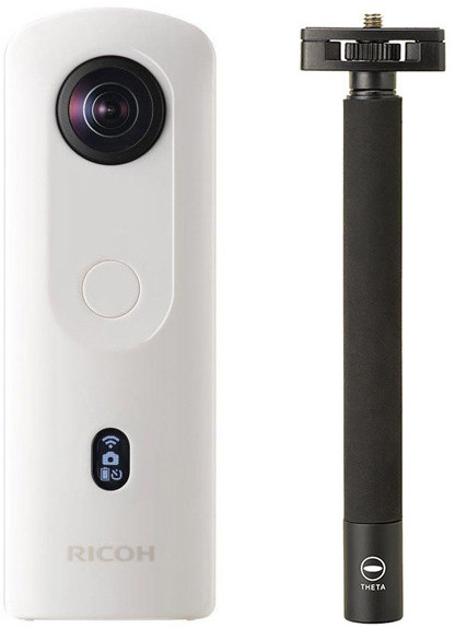 Ricoh Theta SC2 + TM-2 Selfie-Stick white