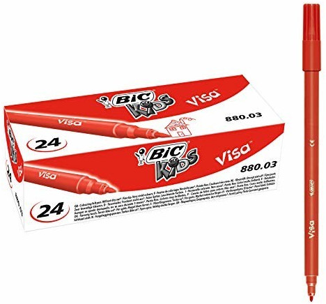 BIC Kids Visa (24 crayons) rouge