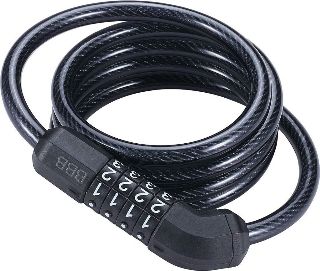 BBB QuickCode BBL-66 Cable Lock black 1,2m