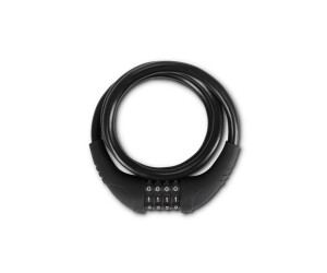 RFR HPS Zahlen-Kabelschloss Spirale black 1300mm