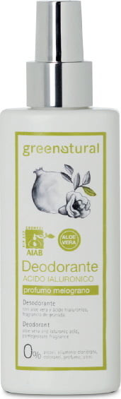 greenatural Hyaluronic deodorant spray Melograno