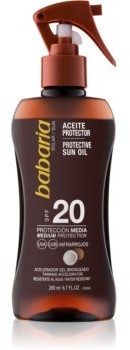 Babaria Sun Protective Sun Oil SPF 20 (200 ml)