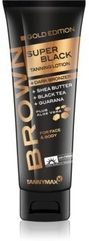 Body Cosmetics International Brown Super Black Gold Edition solarium sun cream with bronzer (125 ml)