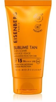 Eisenberg Sublime Tan Soin Solaire Anti-Âge Visage Sun Cream for the Face SPF 15 50 ml)