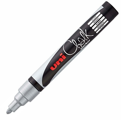 Uni Mitsubishi Pencil Chalk PWE-5M argent