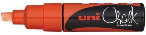 Uni Mitsubishi Pencil Chalk PWE-8K orange fluo