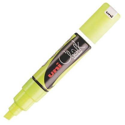 Uni Mitsubishi Pencil Chalk PWE-8K jaune fluo