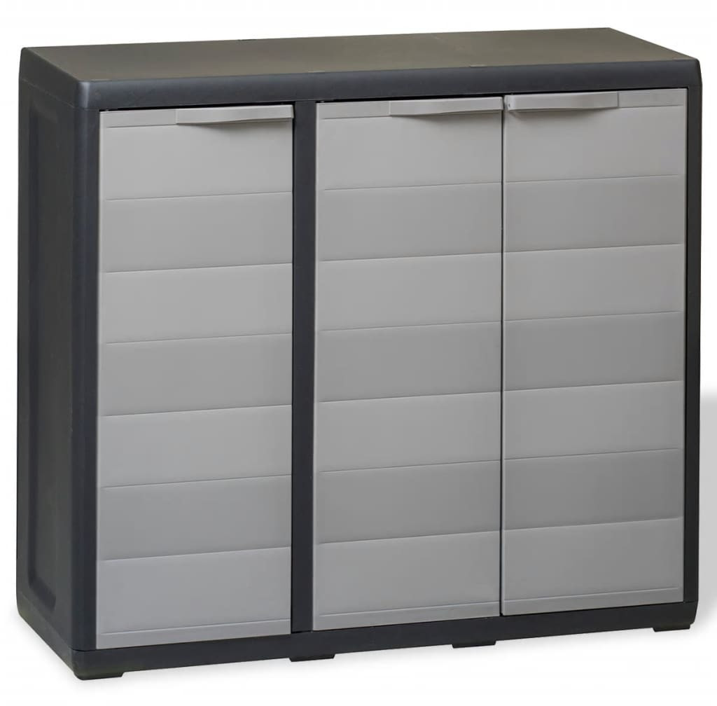 VidaXL gris/noir