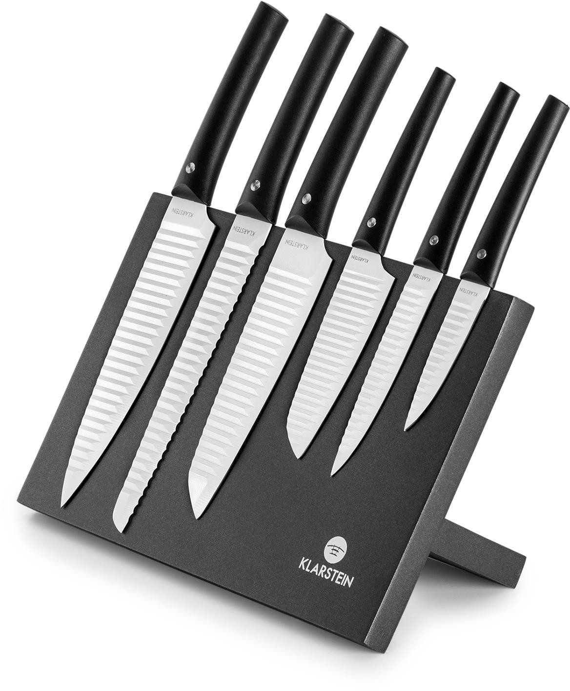 Klarstein Kashira Magnetic Knife Block 7 pcs silver