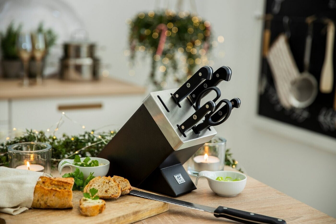 ZWILLING Gourmet Messerblock selbstschärfend 7-teilig grau ab 172,00 € |  Preisvergleich bei