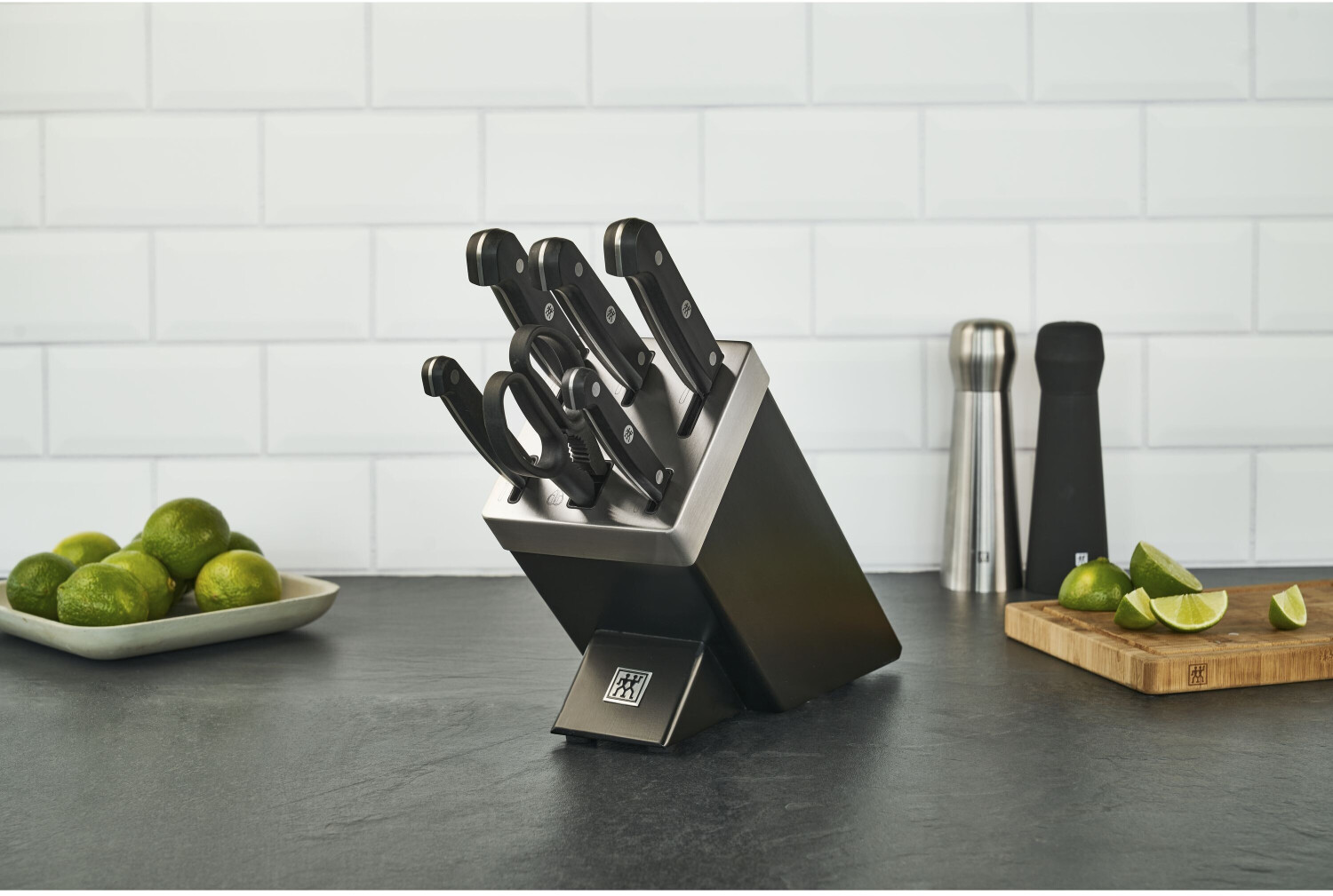 ZWILLING Gourmet Messerblock selbstschärfend 7-teilig schwarz ab | bei Preise) 188,90 2024 Preisvergleich € (Februar
