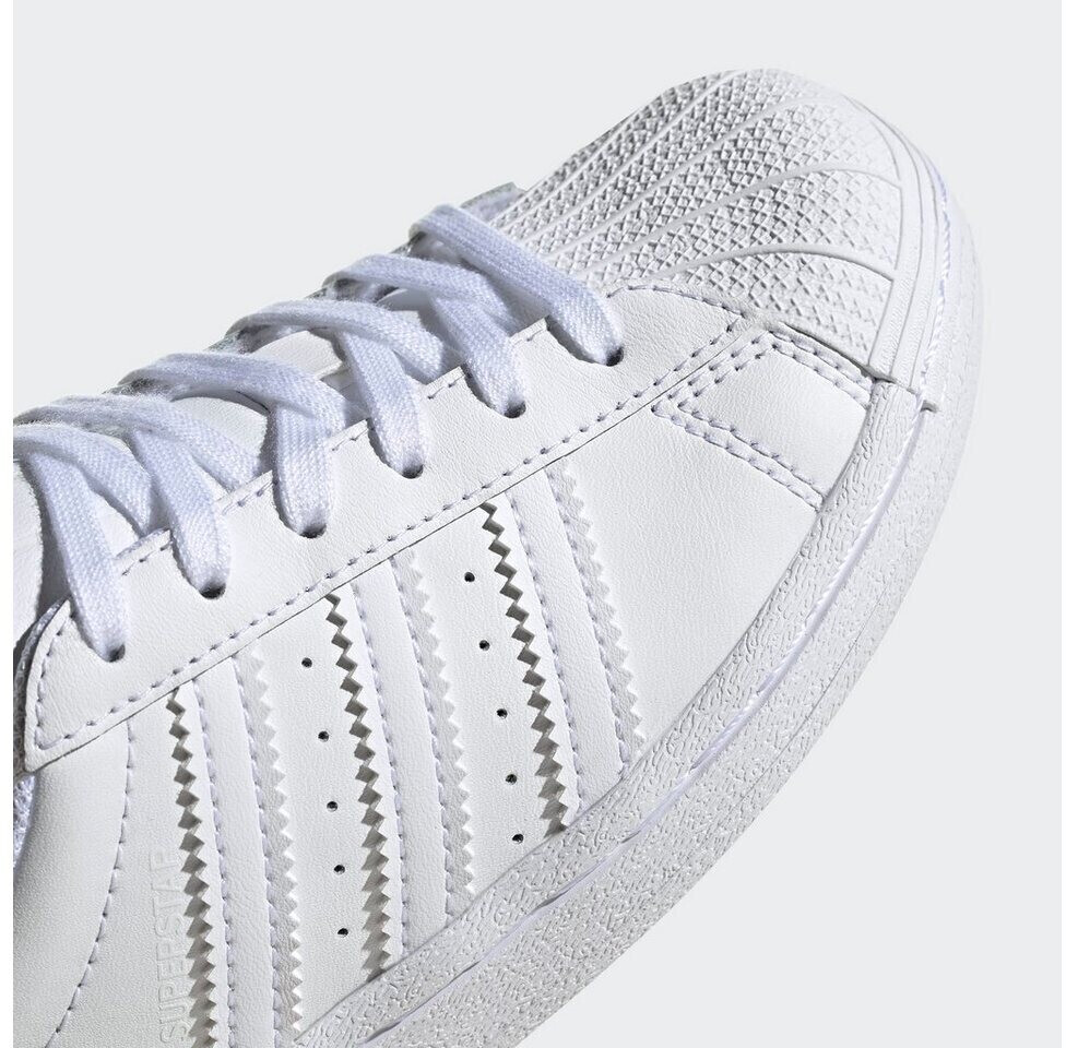 Superstar white metallic silver kinder store