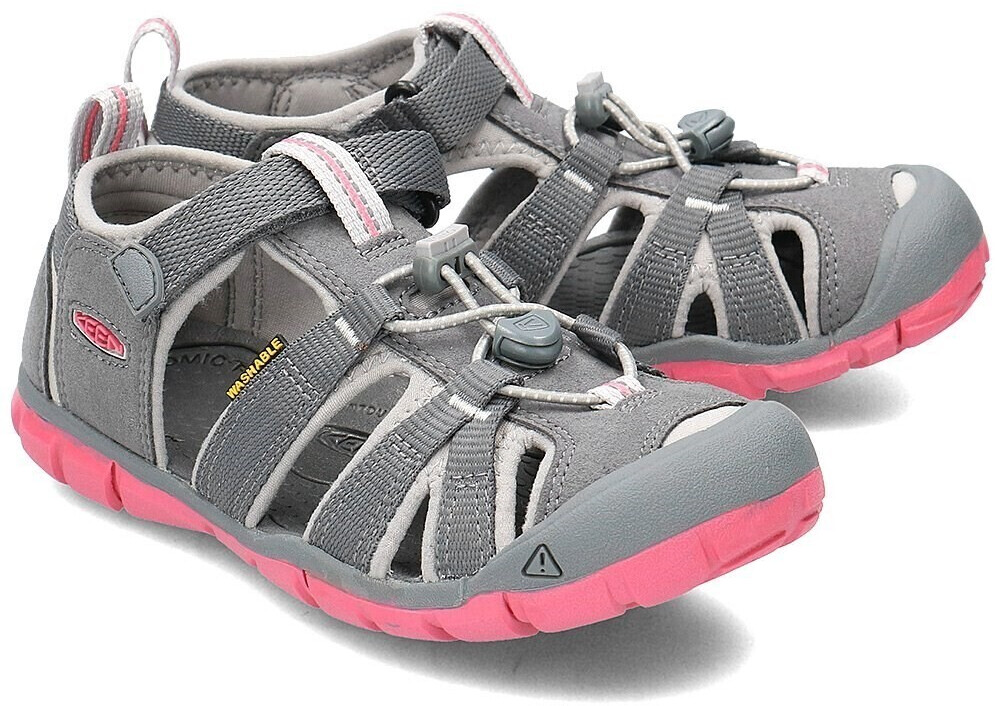 Keen Kinder-Wanderschuhe Seacamp II Cnx grau/rosa (1020702) ab 31,86