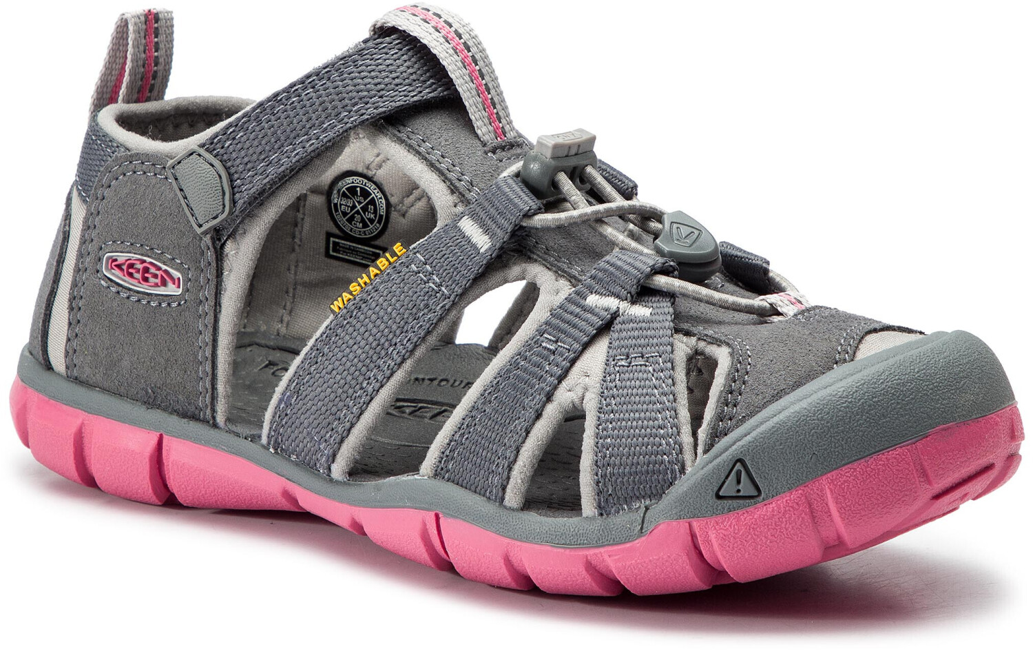 Keen Kids Hiking Boots Seacamp II Cnx grey/pink (1020702)