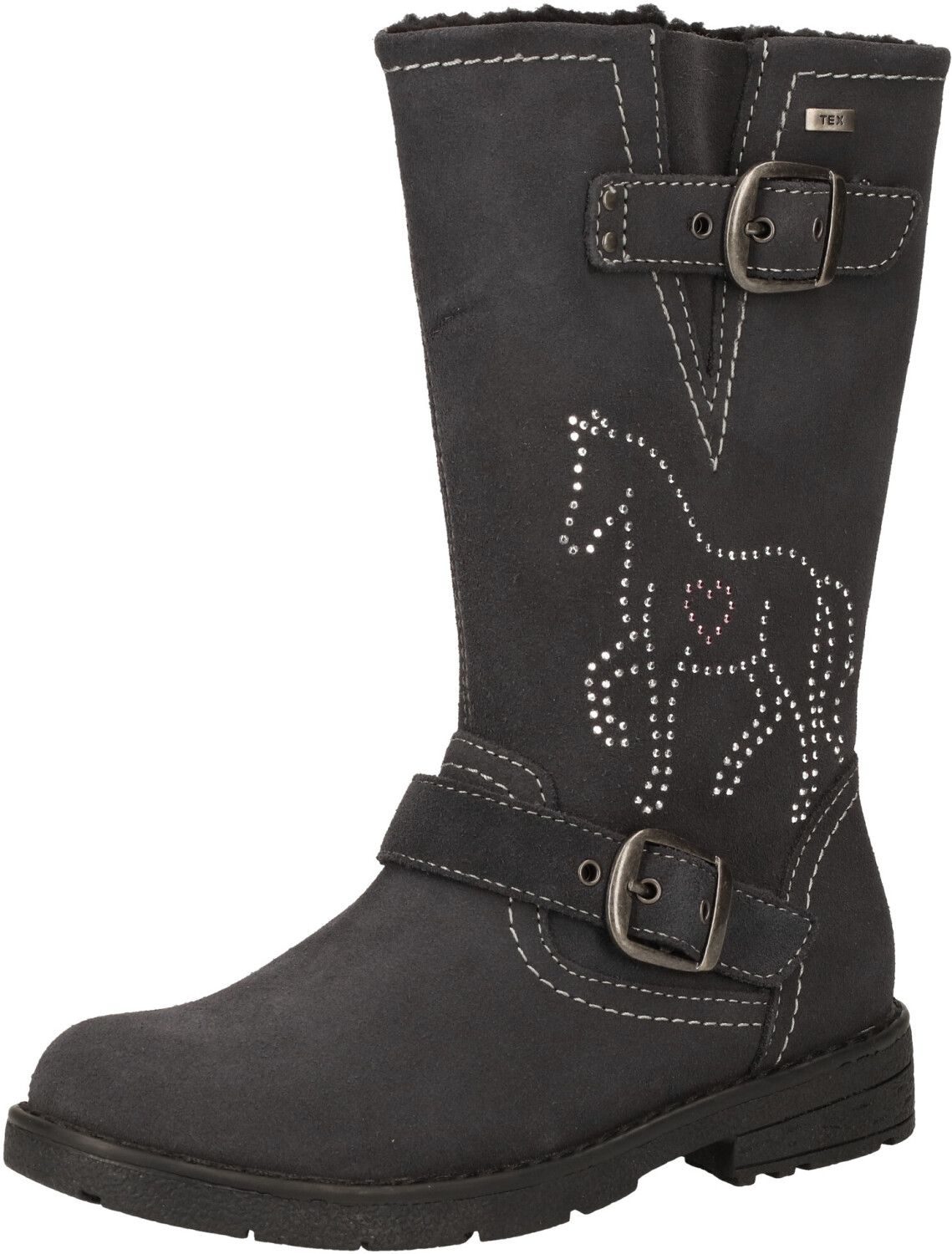 Lurchi Kids Boots Heidi-Tex Halblange Stiefel Charcoal black/grey (33-16526-25)