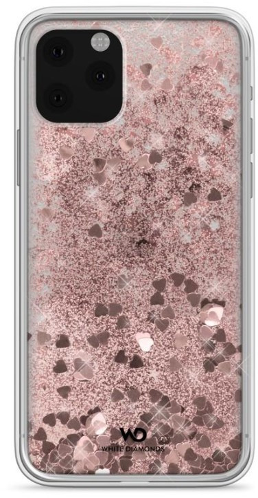 Hama Cover Sparkle Apple iPhone 11 Rose Gold Hearts