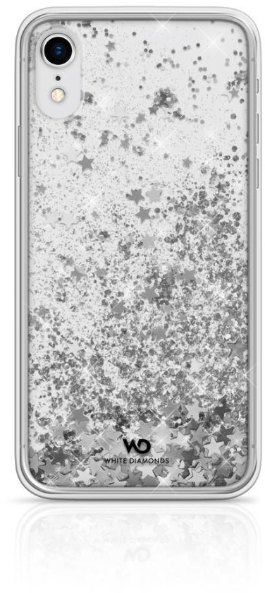 Hama Cover Sparkle Apple iPhone XR Silver Stars