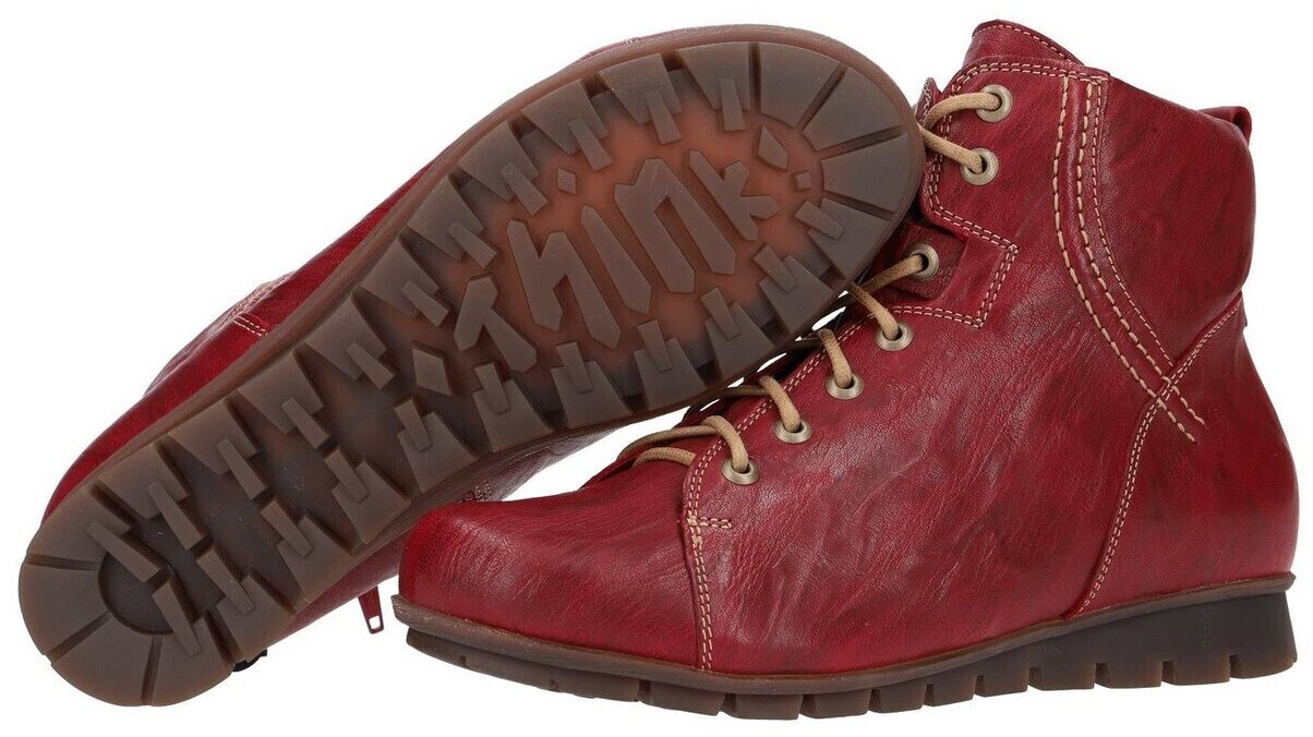 Think Ankle Boots (5-85071) red