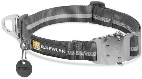 Ruffwear Collier pour chien Granite Gray S