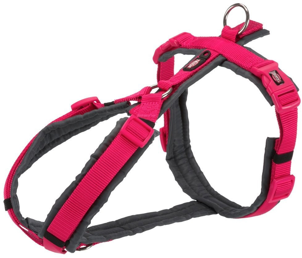 Photos - Collar / Harnesses Trixie Premium Trekking Harness fuchsia/graphite S 
