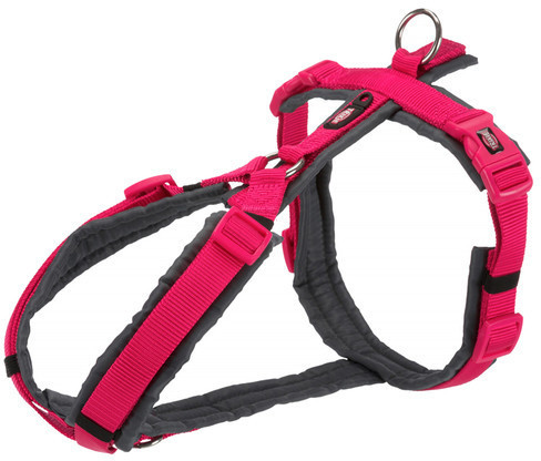 Photos - Collar / Harnesses Trixie Premium Trekking Harness fuchsia/graphite S-M 