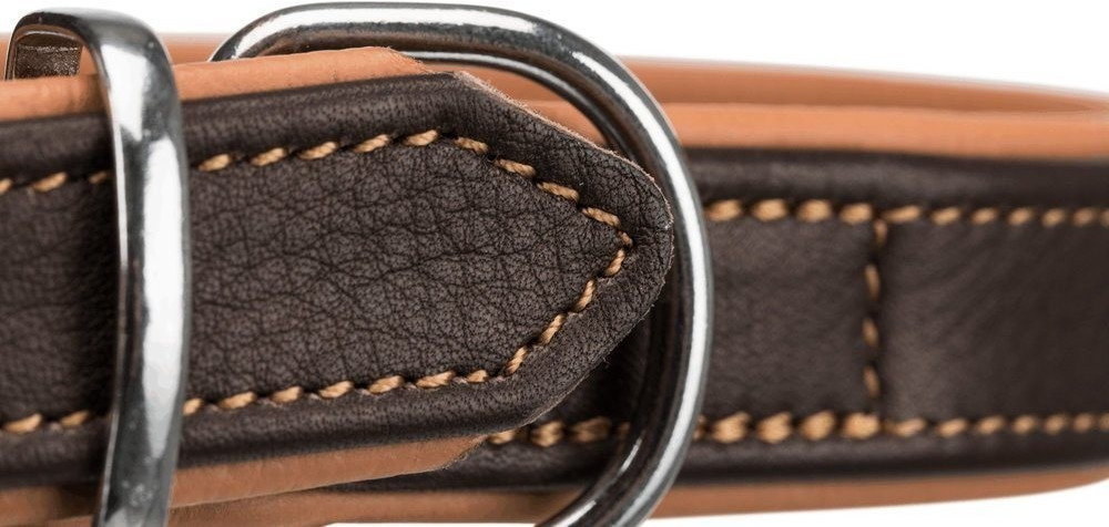 Trixie Collier pour chien brown/light brown Trixie Collier pour chien brown/light brown