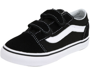 Vans old skool velcro black best sale