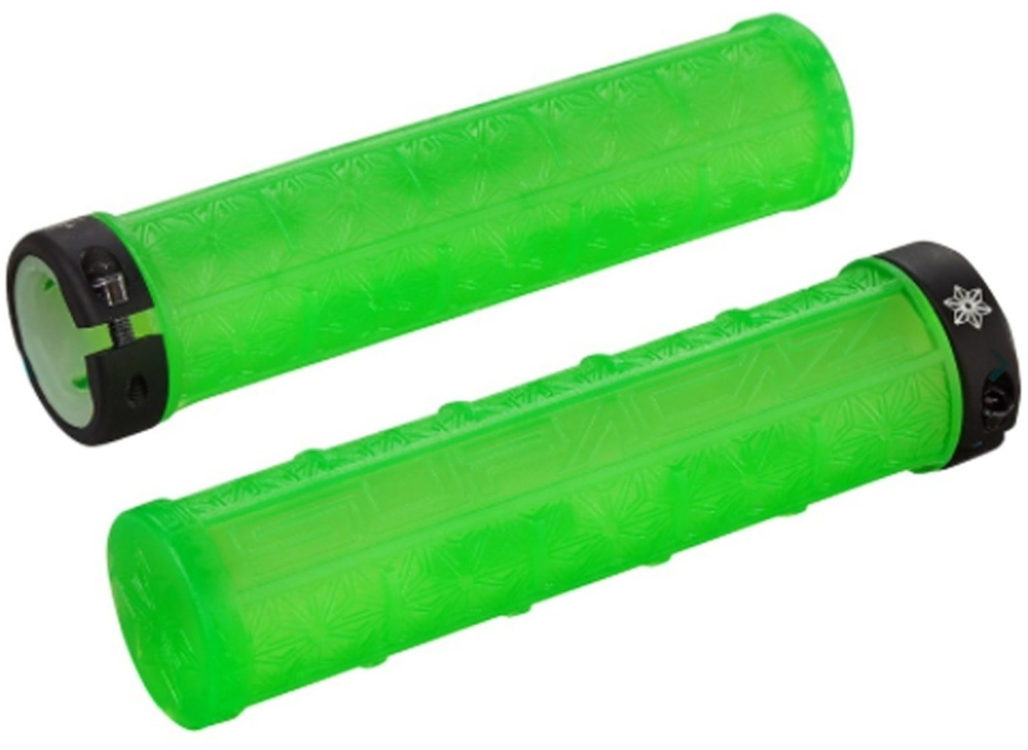 SUPACAZ Grizips neon green clear