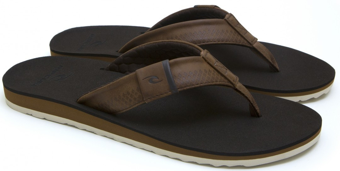 Rip Curl Mens Sandals Plough 2 Signature Comfort brown (TCTG33-1159-44)