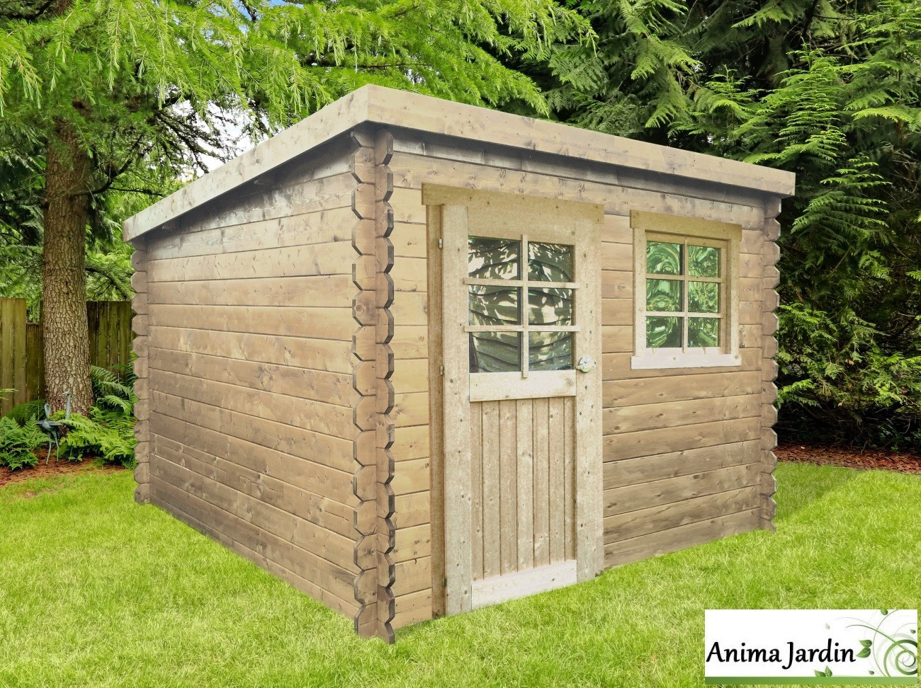 SOLID Abri de jardin bois - 4,6m² pas cher 