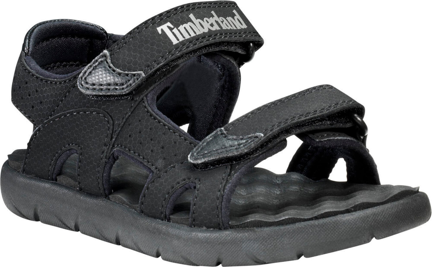 Black timberland sandals discount