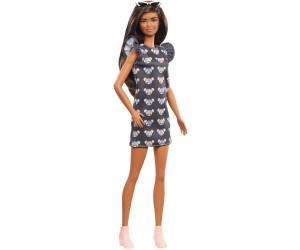 Mattel Barbie® Fashionistas curvy original Kleid blau neu 