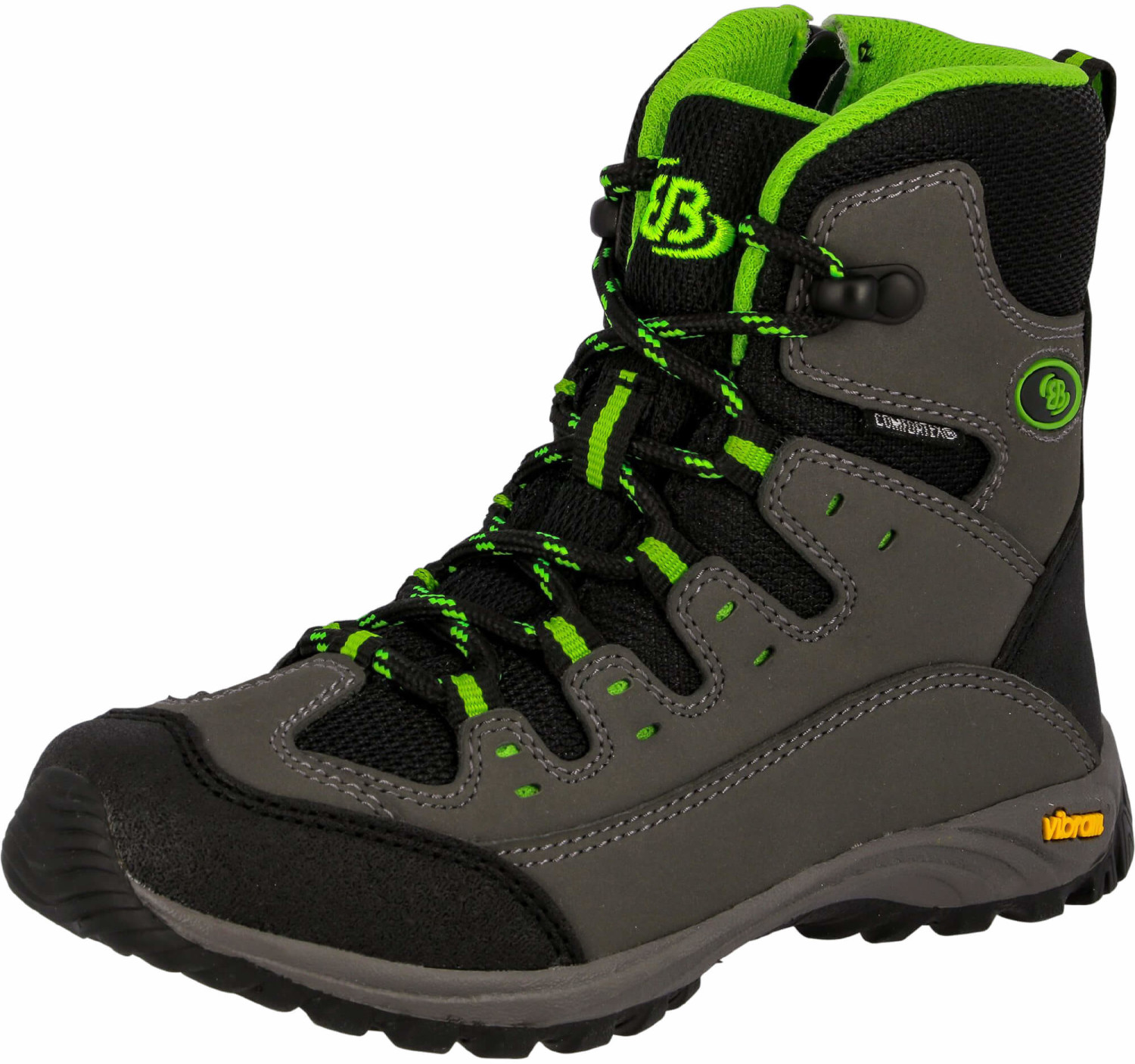 Brütting Winter Boots black/grey/green (721036)