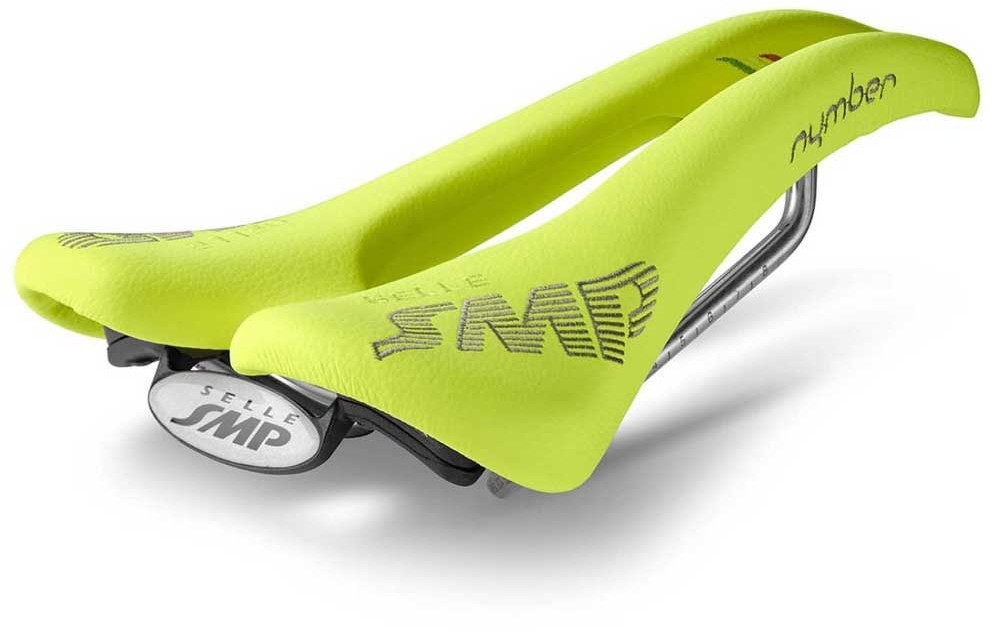 Selle SMP Nymber Carbon Rail 267 x 139 mm Yellow Fluor