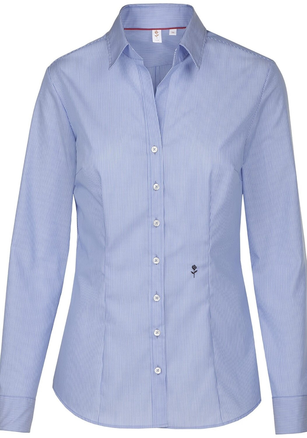 Seidensticker Non-iron Poplin Shirt Blouse (60.080615) blue