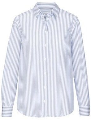 Seidensticker FASHION-Blouse 1/1-LANG (60.129013) weiß-blau