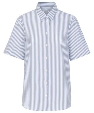 Seidensticker FASHION-Blouse 1/2-LANG (60.129014) weiß-blau