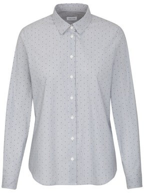 Seidensticker FASHION-Blouse 1/1-LANG (60.128291) weiss-blau