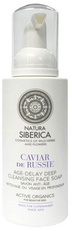 Natura Siberica Age Delay Deep Cleansing Face Soap, Caviar de Russie (175 ml)
