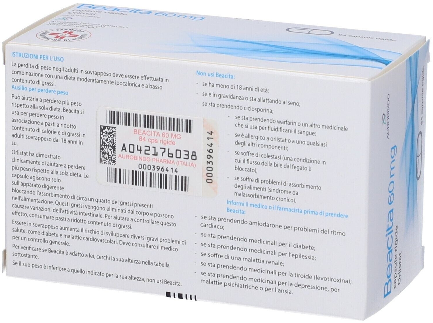 Beacita 60 mg (84 cps) a € 18,90 (Offerte Black Friday 2022) Miglior