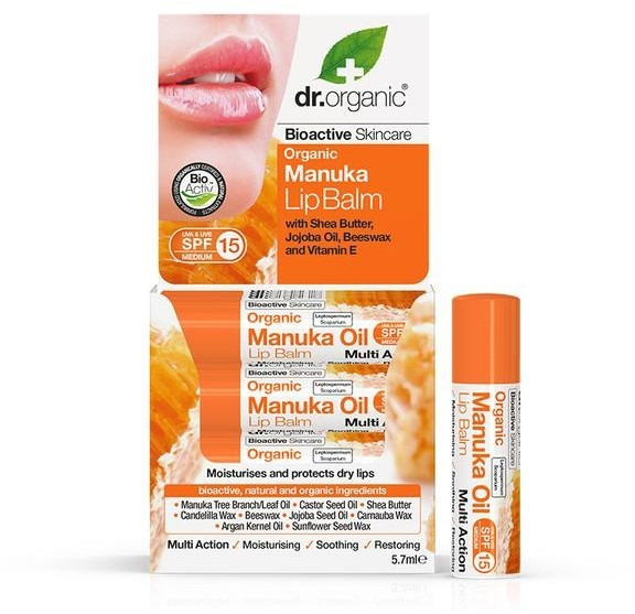 Dr. Organic Lipbalm Manuka Honey 5.7ml