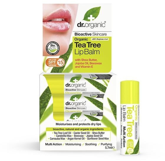 Dr. Organic Lipbalm Tea Tree 5.7ml