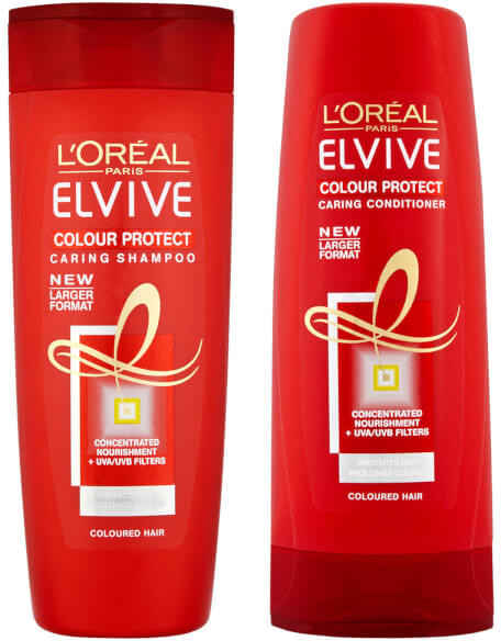 Photos - Hair Product LOreal L'Oréal Elvive Colour Protect Shampoo and Conditioner Set 