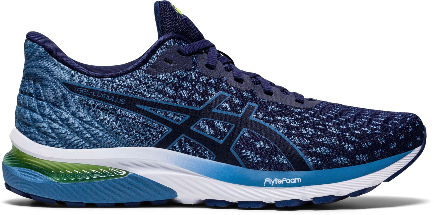 Asics grau blau sale
